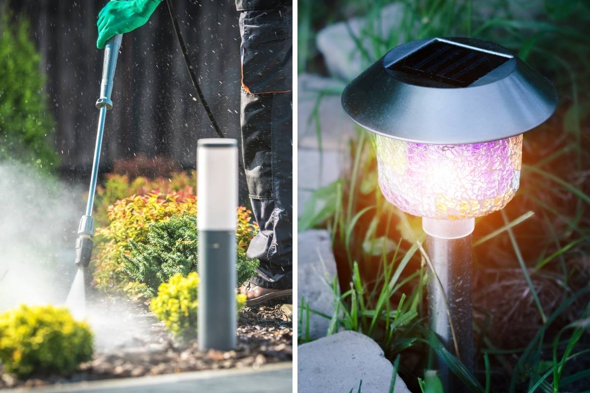 a guide on cleaning solar lights