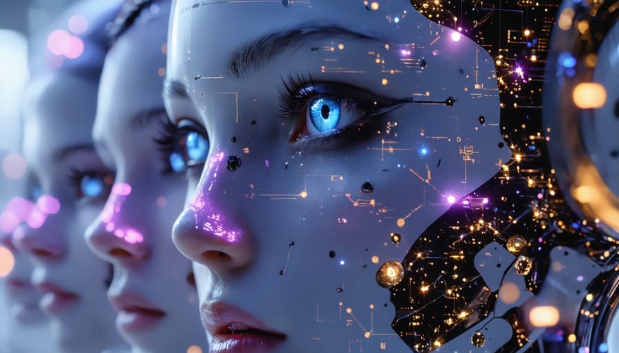 Diverse hands holding smartphones representing different users accessing financial technology