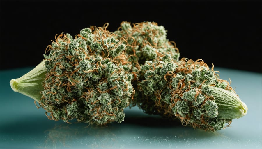 Microscopic view of fat cells where lipophilic THC accumulates after consumption